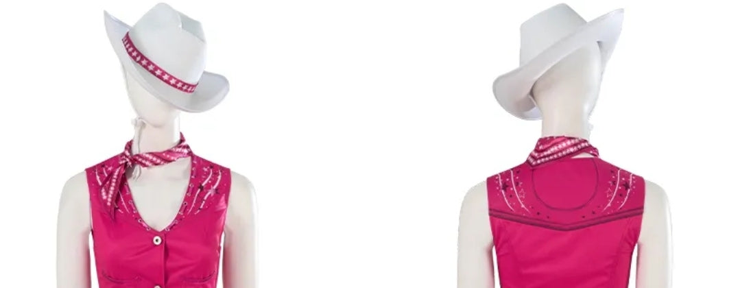 Conjunto Barbie Cowgirl c/ Chapéu e Brincos Filme 2023