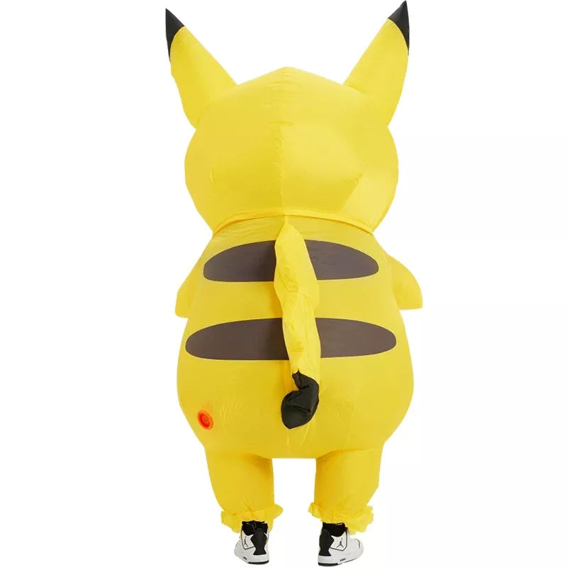 Fantasia Pikachu inflável Pokemon INFANTIL Cosplay