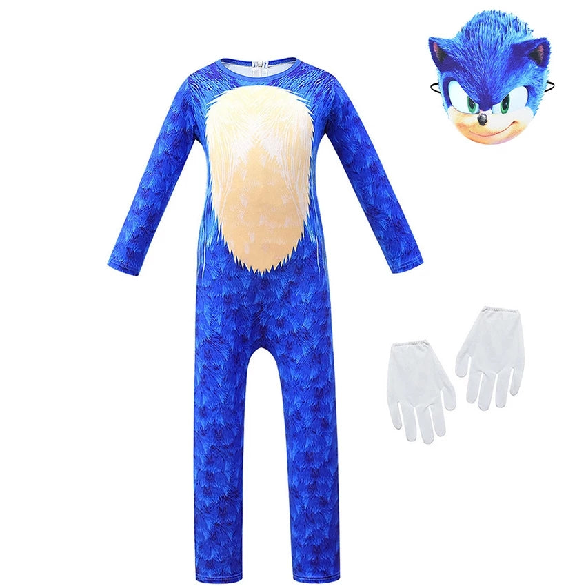 Fantasia infantil Sonic - Child Deluxe Sonic Costume