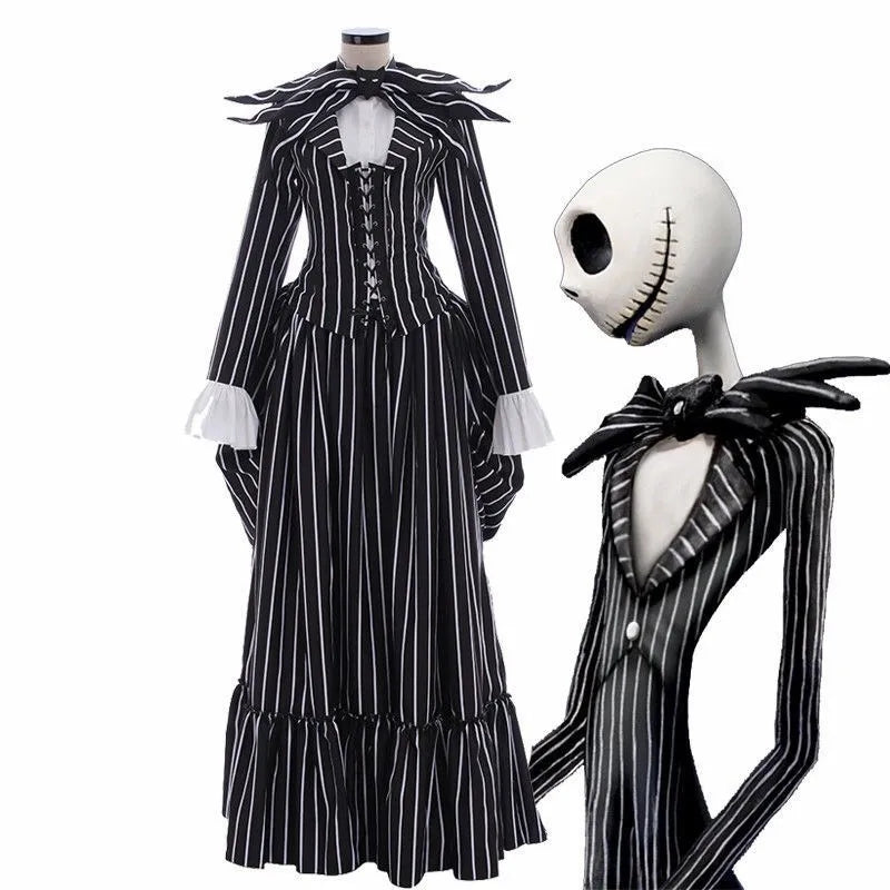 FANTASIA JACK SKELLINGTON FEMININA PROFISSIONAL - O ESTRANHO MUNDO DE JACK