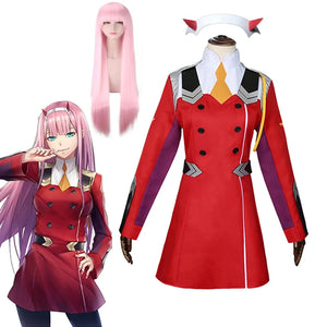 FANTASIA ZERO TWO - UNIFORME + PERUCA COSPLAY DARLING IN THE FRANXX