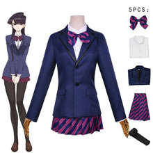 Carregar imagem no visualizador da galeria, FANTASIA KOMI SHOUKO + PERUCA - KOMI CAN&#39;T COMMUNICATE COSPLAY
