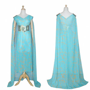 FANTASIA DAENERYS VESTIDO AZUL DE QARTH - GAME OF THRONES COSPLAY