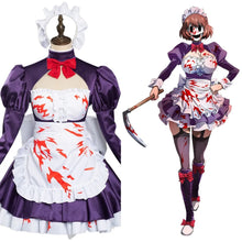 Carregar imagem no visualizador da galeria, FANTASIA MAID MASK - TENKUU SHINPAN COSPLAY COM SANGUE
