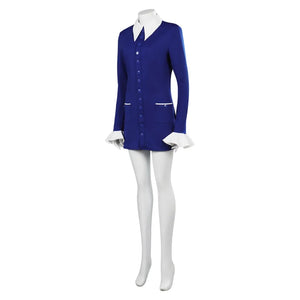 FANTASIA BARBIE VESTIDO AZUL MARINHO - BARBIE MOVIE 2023 COSPLAY