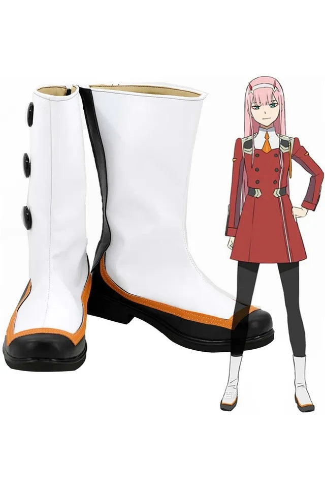 BOTAS BRANCAS ZERO TWO - DARLING IN THE FRANXX