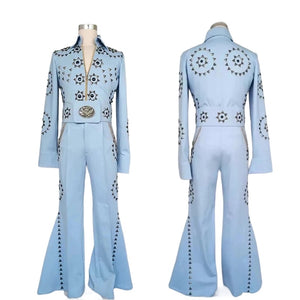 FANTASIA ELVIS PRESLEY PROFISSIONAL AZUL