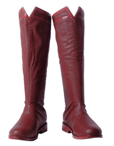 BOTAS SUPER MAN SUPER HOMEM - LIGA DA JUSTIÇA COSPLAY PROFISSIONAL