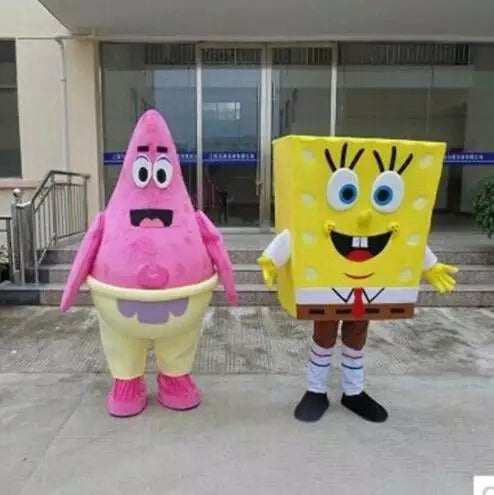 FANTASIA MASCOTE PATRICK E BOB ESPONJA COSPLAY