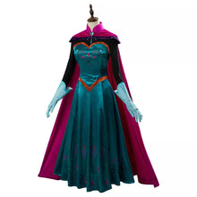 Carregar imagem no visualizador da galeria, FANTASIA ELSA FROZEN ADULTO PROFISSIONAL VESTIDO COROAÇÃO
