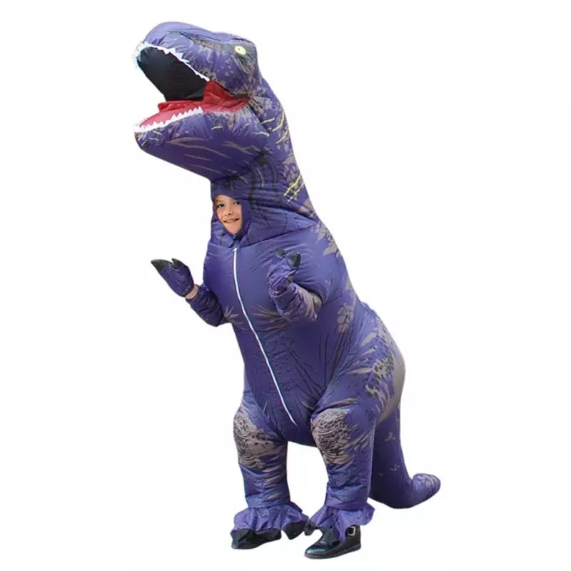 FANTASIA DINOSSAURO T-REX INFLÁVEL COSPLAY