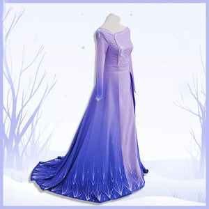 FANTASIA ELSA -  FROZEN 2 COSPLAY PROFISSIONAL VESTIDO LILÁS