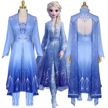 Carregar imagem no visualizador da galeria, FANTASIA ELSA - FROZEN 2 COSPLAY PROFISSIONAL VESTIDO FLORESTA ENCANTADA
