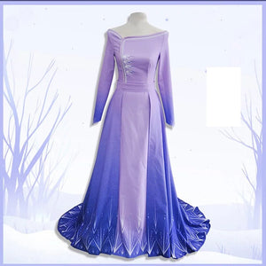 FANTASIA ELSA -  FROZEN 2 COSPLAY PROFISSIONAL VESTIDO LILÁS