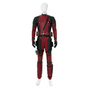 FANTASIA PROFISSIONAL DEADPOOL COSPLAY COMPLETO