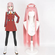 Carregar imagem no visualizador da galeria, PERUCA ZERO TWO - COSPLAY DARLING IN THE FRANXX + ACESSÓRIO
