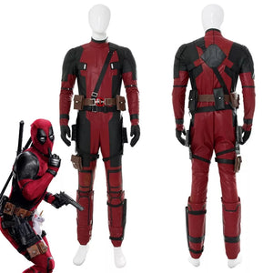 FANTASIA PROFISSIONAL DEADPOOL COSPLAY COMPLETO