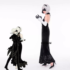 FANTASIA 2B NIER: AUTOMATA SOCIAL COSPLAY PROFISSIONAL