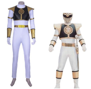 FANTASIA POWER RANGER TIGRE BRANCO COSPLAY PROFISSIONAL