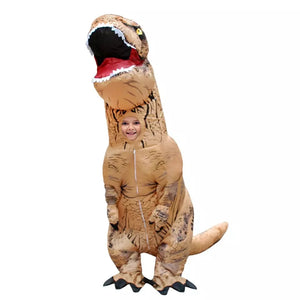 FANTASIA DINOSSAURO T-REX INFLÁVEL COSPLAY