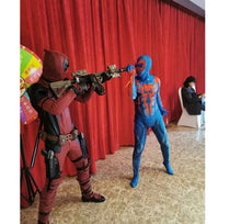 Carregar imagem no visualizador da galeria, FANTASIA HOMEM ARANHA 2099 MIGUEL O&#39;HARA ATRAVÉS DO ARANHAVERSO COSPLAY
