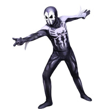 Carregar imagem no visualizador da galeria, FANTASIA HOMEM ARANHA 2099 PRETO E BRANCO ATRAVÉS DO ARANHAVERSO COSPLAY
