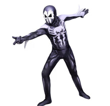 Carregar imagem no visualizador da galeria, FANTASIA HOMEM ARANHA 2099 PRETO E BRANCO ATRAVÉS DO ARANHAVERSO COSPLAY
