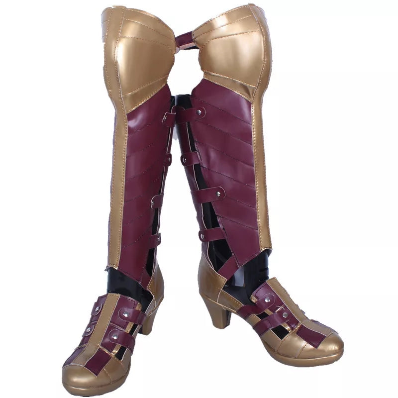 BOTAS MULHER MARAVILHA COSPLAY