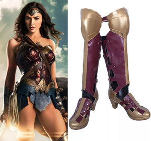 BOTAS MULHER MARAVILHA COSPLAY