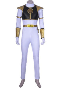 FANTASIA POWER RANGER TIGRE BRANCO COSPLAY PROFISSIONAL