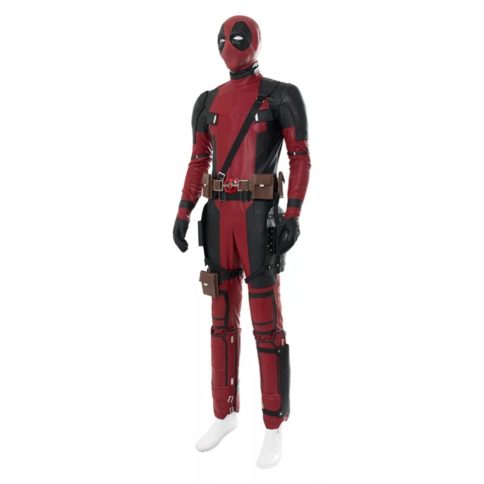 FANTASIA PROFISSIONAL DEADPOOL COSPLAY COMPLETO