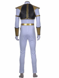 FANTASIA POWER RANGER TIGRE BRANCO COSPLAY PROFISSIONAL