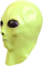 Carregar imagem no visualizador da galeria, MÁSCARA ALIEN ALIENÍGENA E.T.   VERDE COSPLAY
