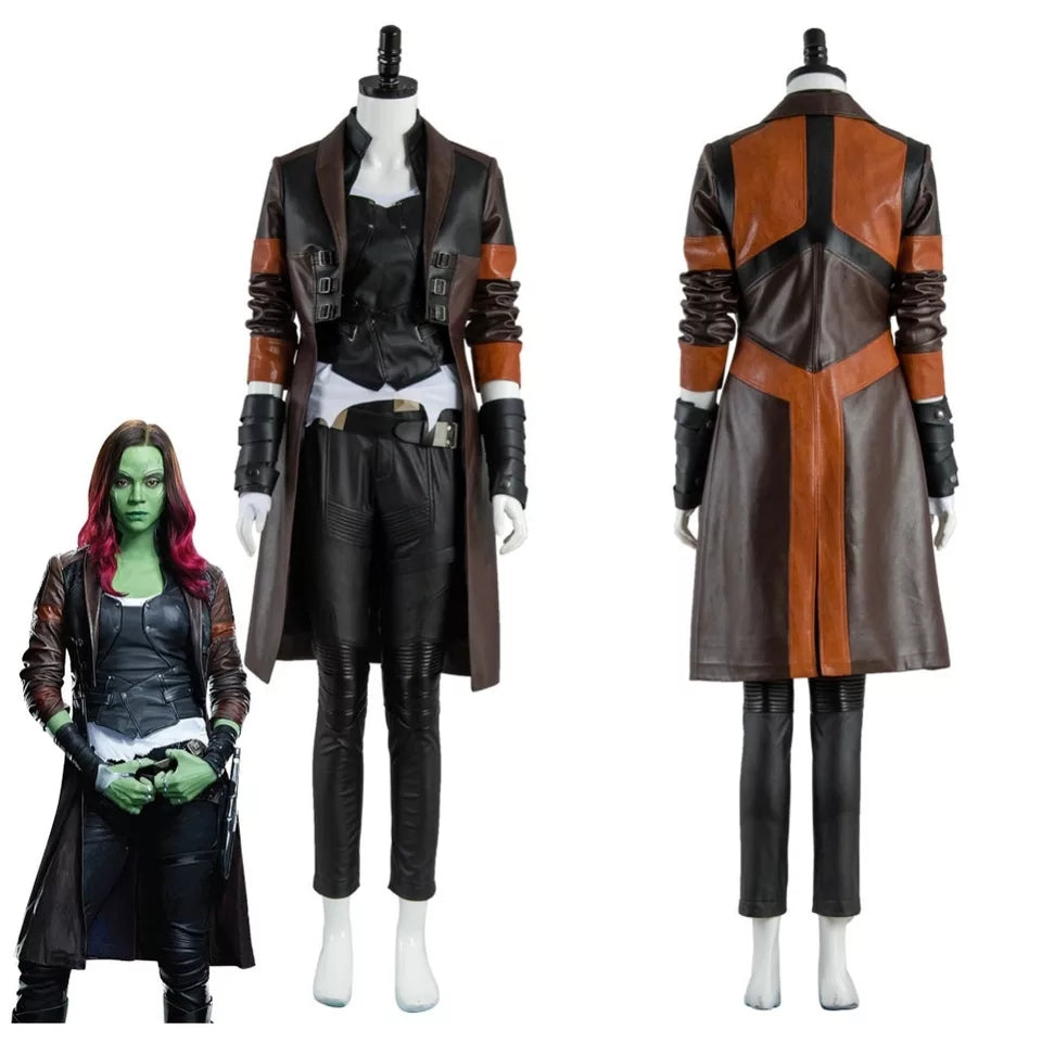 FANTASIA GAMORA GUARDIÕES DA GALÁXIA COSPLAY PROFISSIONAL