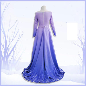 FANTASIA ELSA -  FROZEN 2 COSPLAY PROFISSIONAL VESTIDO LILÁS