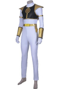 FANTASIA POWER RANGER TIGRE BRANCO COSPLAY PROFISSIONAL