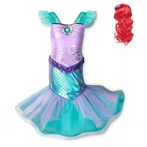 FANTASIA ARIEL INFANTIL + PERUCA