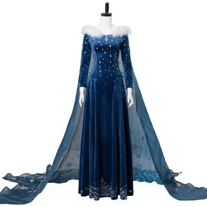 FANTASIA ELSA ADULTO LUXO - OLAF AVENTURA CONGELANTE COSPLAY PROFISSIONAL