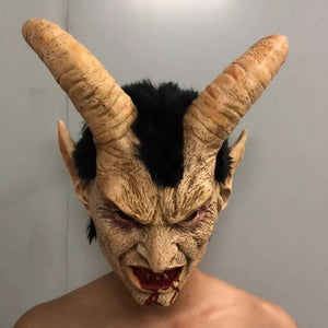 MÁSCARA KRAMPUS DEMÔNIO TERROR HORROR