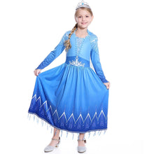 Carregar imagem no visualizador da galeria, FANTASIA VESTIDO ELSA - FROZEN 2 ADULTO E INFANTIL
