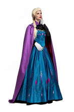 Carregar imagem no visualizador da galeria, FANTASIA ELSA FROZEN ADULTO VESTIDO COROAÇÃO
