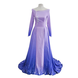 FANTASIA ELSA -  FROZEN 2 COSPLAY PROFISSIONAL VESTIDO LILÁS