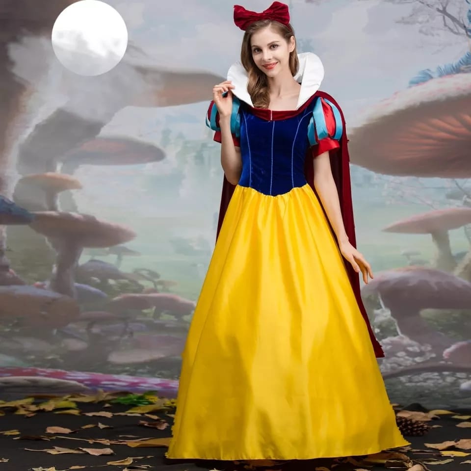 FANTASIA BRANCA DE NEVE PROFISSIONAL + PERUCA